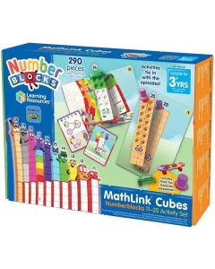 MathLink® Cubes skaičiavimo rinkinys „Numberblocks“ nuo 11 iki 20