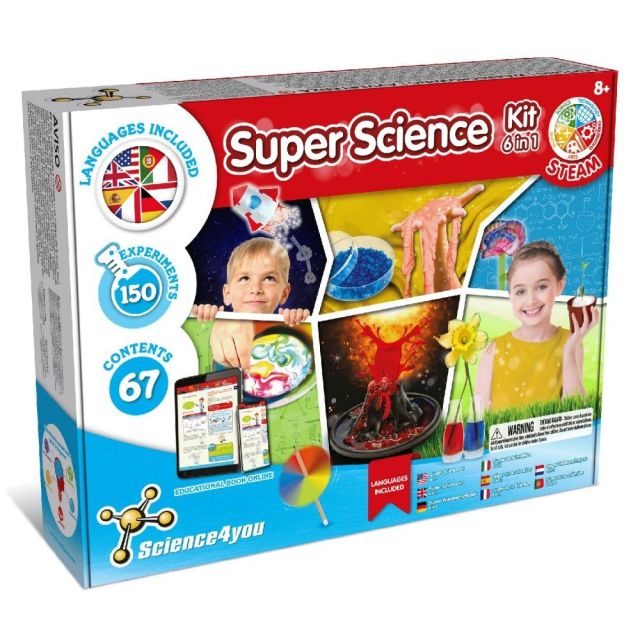 Mokslinis rinkinys „Mega laboratorija“ (150 eksperimentų)