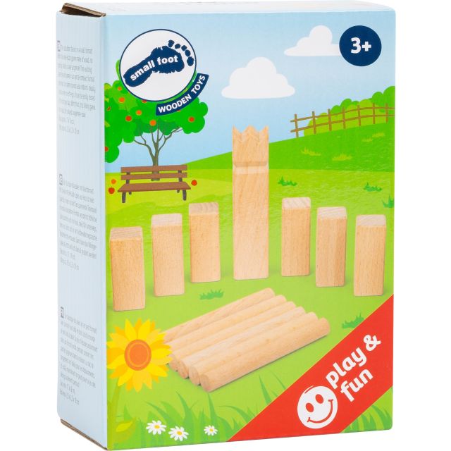 Kelioninis lauko žaidimas „Kubb“