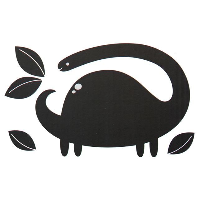 Juoda lipni kreidinė lenta Dinozauras