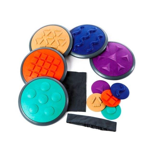 Jutiminių diskų su įvairiomis tekstūromis rinkinys