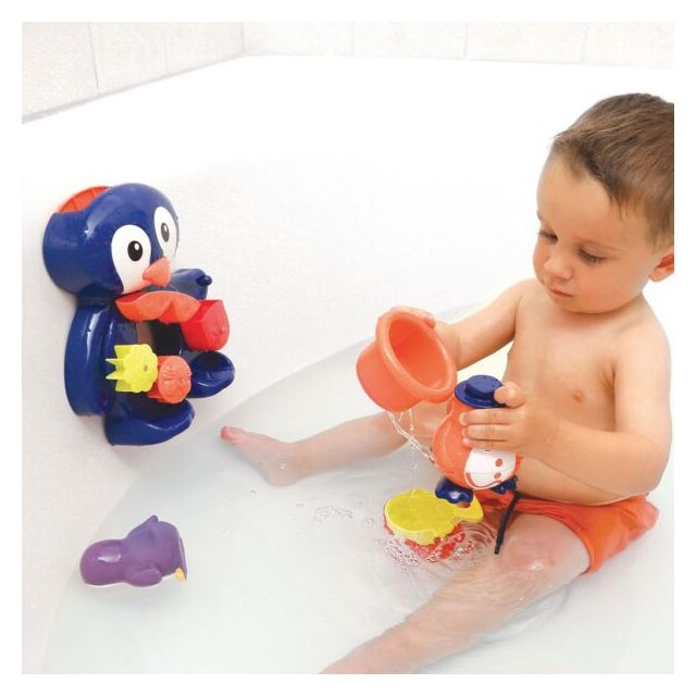 LUDI Maudynių rinkinys-žaislas „Linksmasis pingvinas“