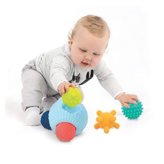 LUDI sensorinių kamuoliukų rinkinys-dėlionė