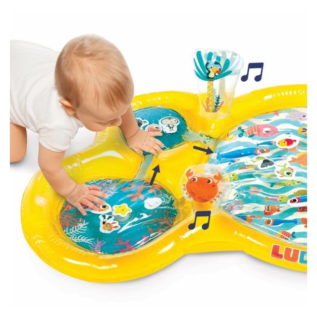 LUDI Sensorinis vandens kilimėlis „Vandenynas“