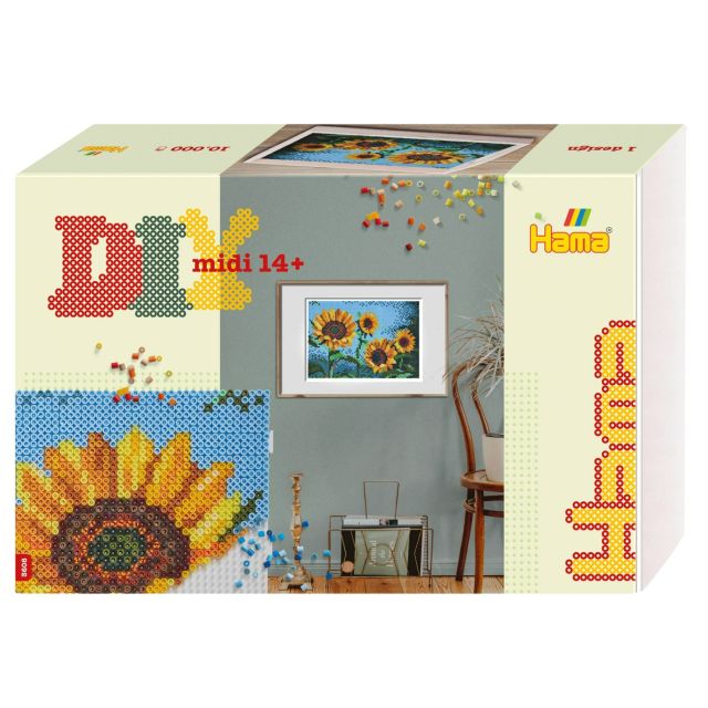 HAMA ART kūrybinis karoliukų rinkinys SUNFLOWER