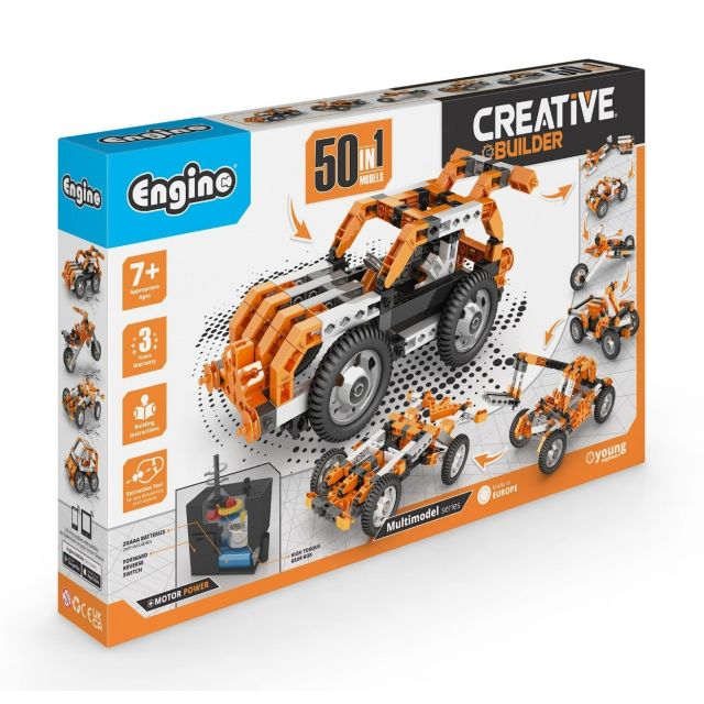 CREATIVE BUILDER Universalus 50 modelių konstravimo rinkinys