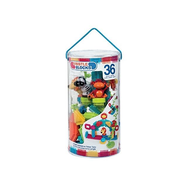 36 Bristle Blocks blokelių džiunglių rinkinys