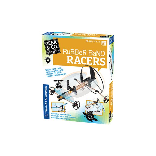 Geek&Co mokslinis rinkinys Rubber Band Racers