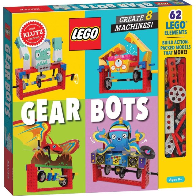 Klutz LEGO mechanizuoti robotukai