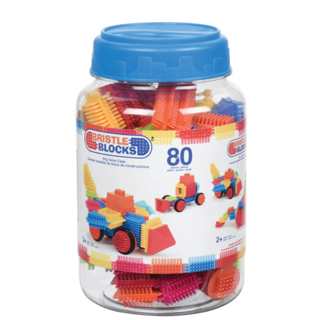 80 Bristle blocks blokelių rinkinys