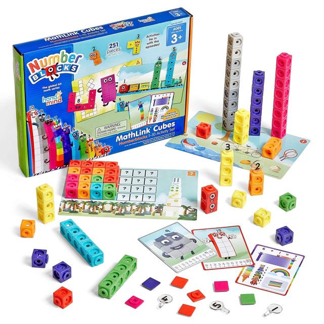 MathLink® Cubes skaičiavimo rinkinys „Numberblocks“ nuo 1 iki 10 