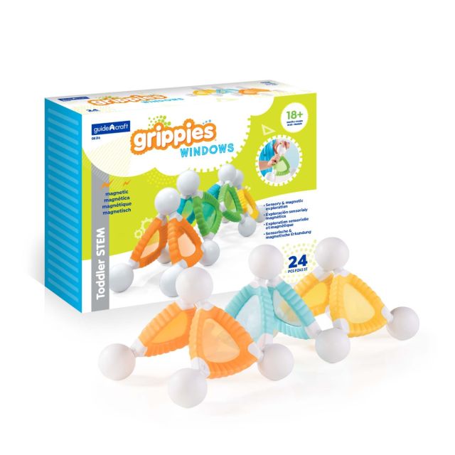 Grippies Windows magnetinis konstruktorius (24 detalių)