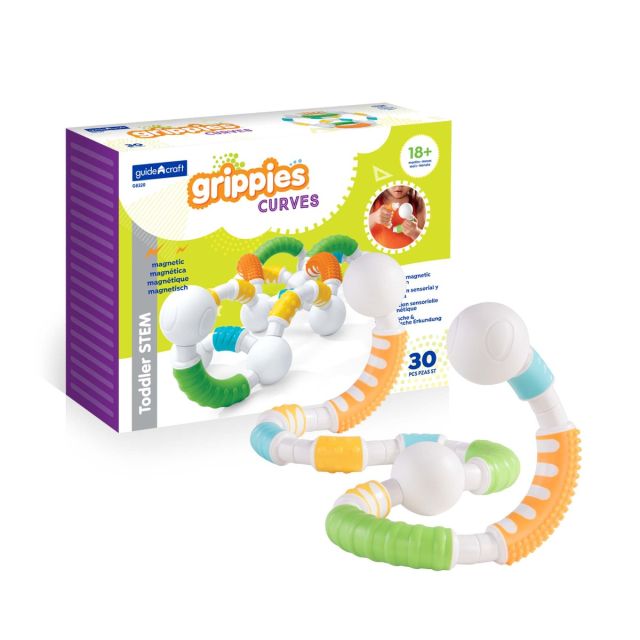 Grippies Curves magnetinis konstruktorius (30 detalių)