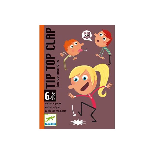 DJECO kortų žaidimas TIP TOP CLAP
