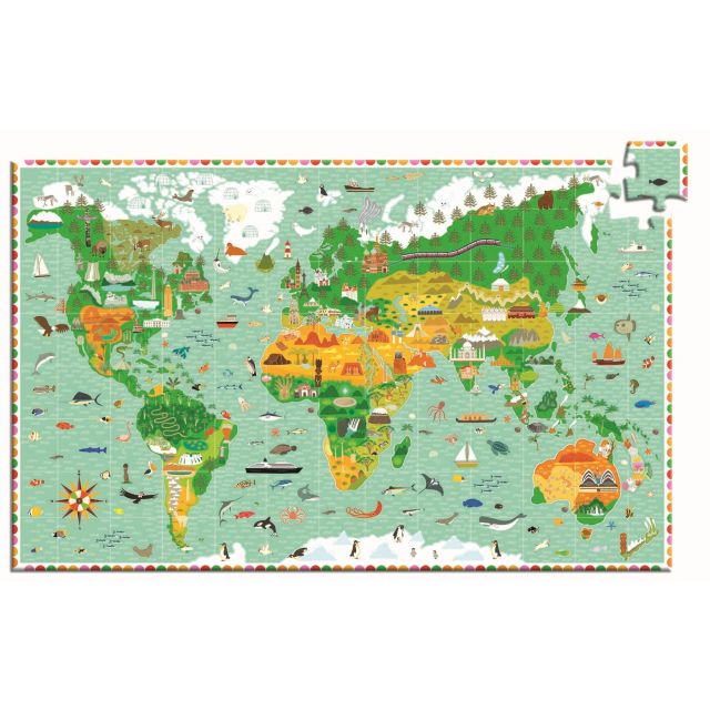 DJECO dėlionė APLINK PASAULĮ