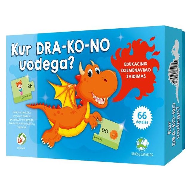 Edukacinis skiemenavimo žaidimas „KUR DRAKONO UODEGA?“