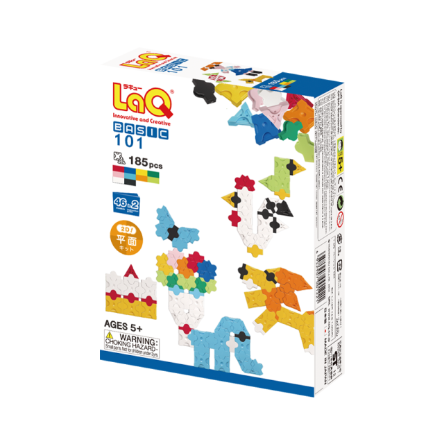 Japoniškas konstruktorius LAQ BASIC 101, 2D