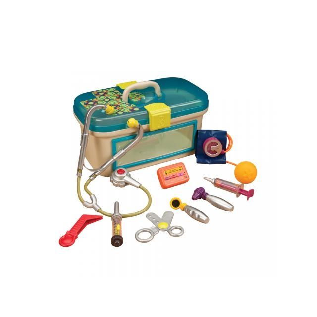 Gydytojo rinkinys lagaminėlyje (mėlynas)