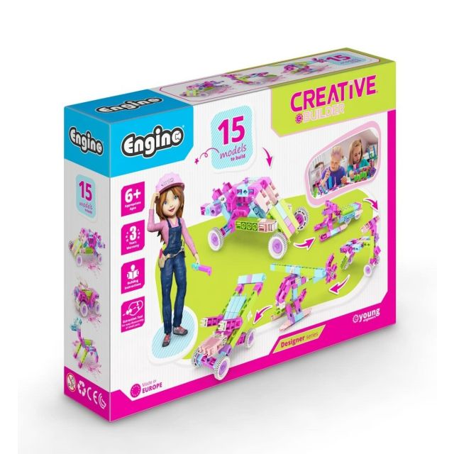 CREATIVE BUILDER Designer 15 modelių konstravimo rinkinys