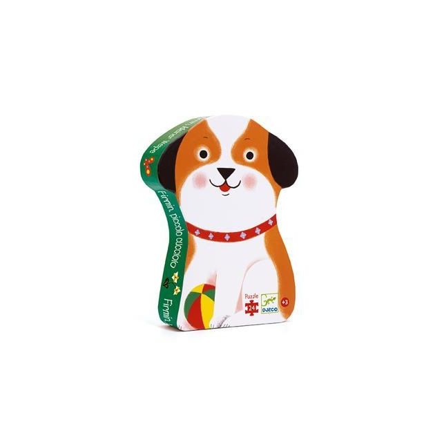 Siluetų dėlionė - Šuniukas (24 detalės)