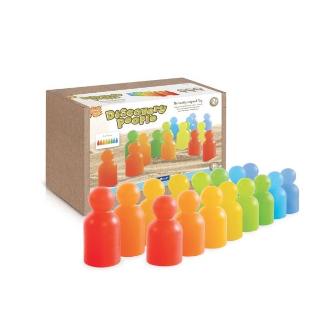 Spalvų rūšiavimo rinkinys Discovery People - Rainbow (16 vnt.)