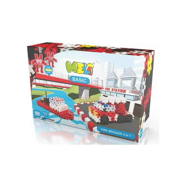 Meli konstruktorius Ugniagesiai 4in1