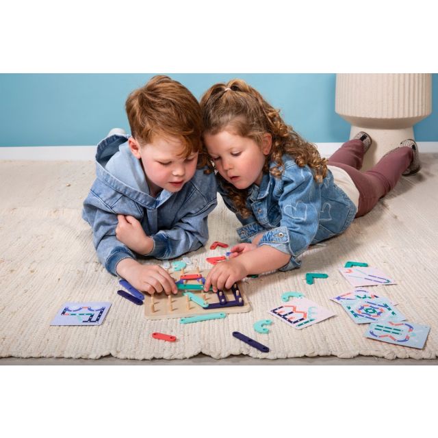 BS Toys Medinis žaidimas „Geoplank“