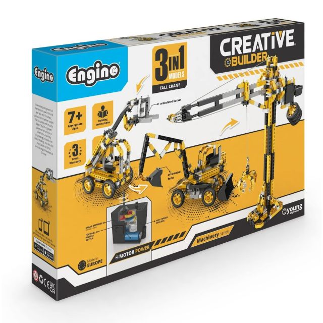 CREATIVE BUILDER konstravimo rinkinys Aukšti kranai