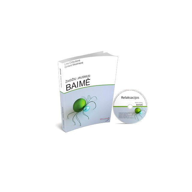 Knyga „Žaidžiu jausmus: BAIMĖ“ ir Relaksacijų kompaktinė plokštelė