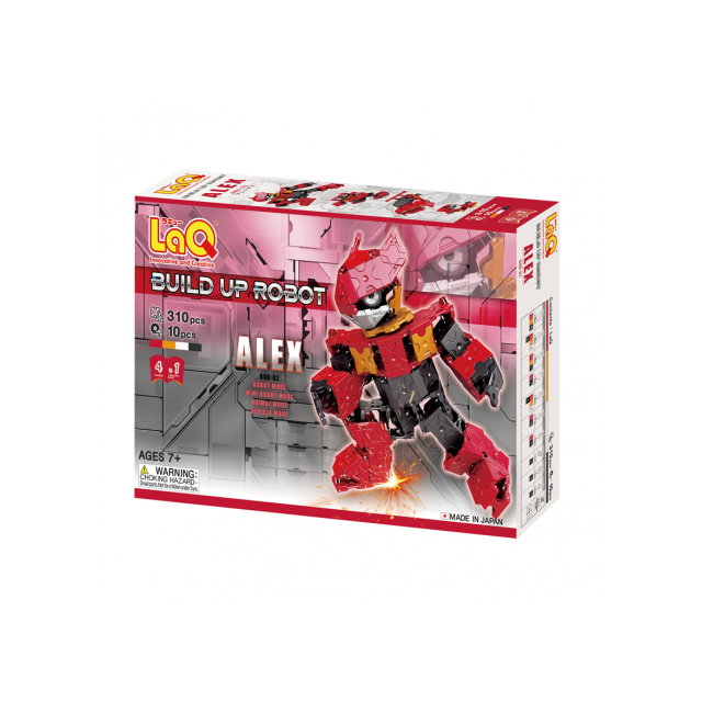 Japoniškas edukacinis konstruktorius LAQ „Buildup Robot Alex“