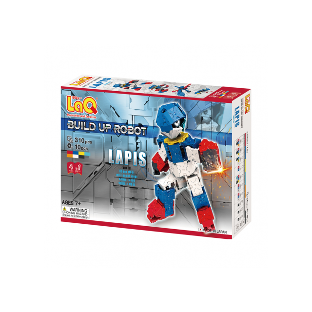 Japoniškas edukacinis konstruktorius LAQ „Buildup Robot Lapis“