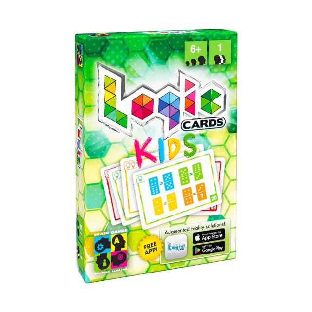 Loginės kortelės „Logic Cards Kids Green