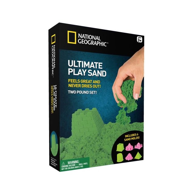 National Geographic Kinetinis smėlis. ŽALIAS