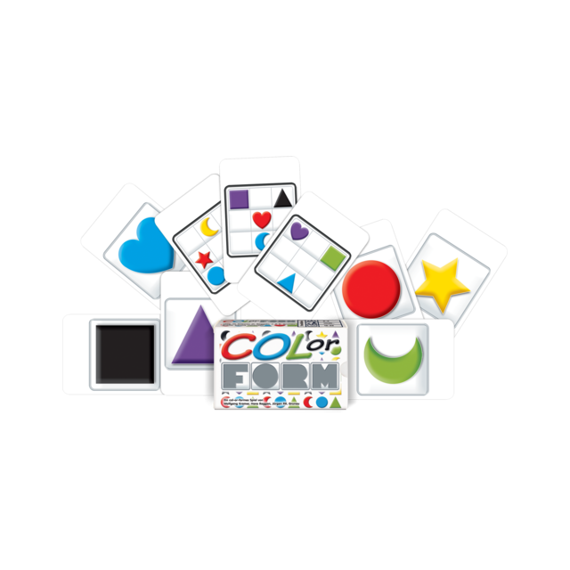 Col-or-form kortų žaidimas