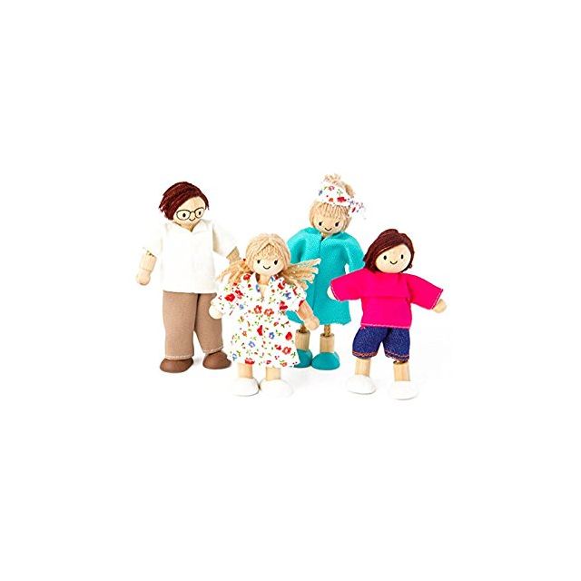 PLAN TOYS Lėlių rinkinys MODERNI ŠEIMA