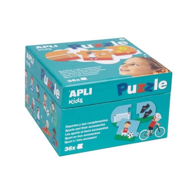 Apli Kids dėlionė “Sporto šakos ir jų aksesuarai”