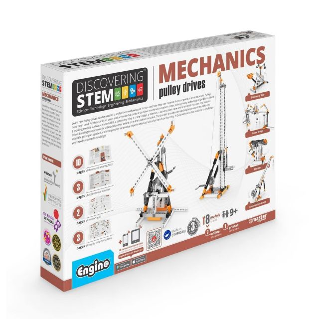 Mokslinis rinkinys „MECHANIKA: skriemulių pavaros“