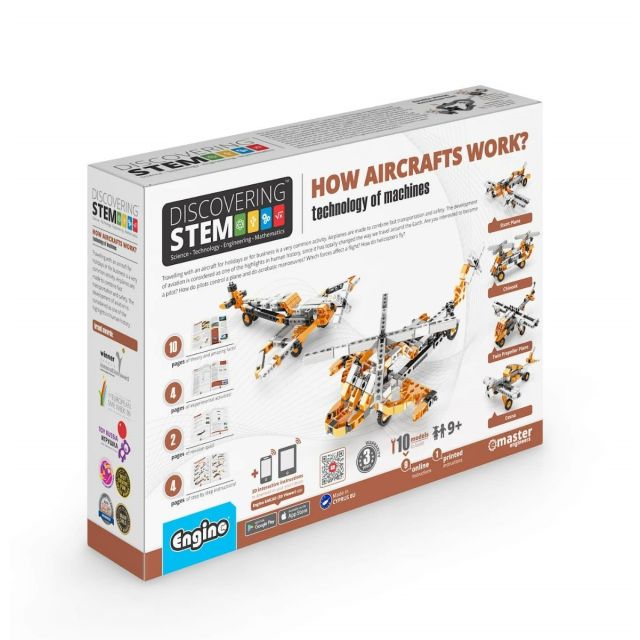 Mokslinis rinkinys „Kaip veikia orlaiviai? Mechanikos technologija“