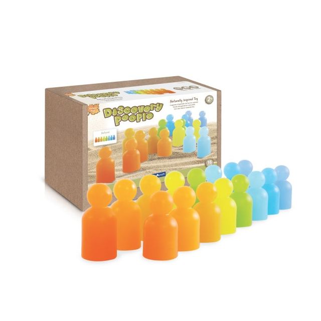 Spalvų rūšiavimo rinkinys Discovery People - Natural (16 vnt.)