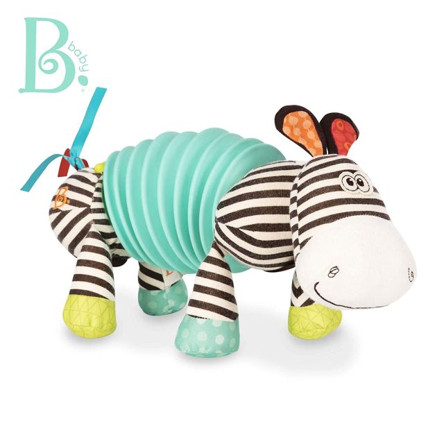 B.Toys pliušinis zebras-akordeonas 