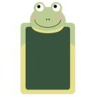 Piešimo lentelė su kreidelėmis VARLĖ