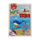 Medinė dėlionė „Vandenynas” (28 dalys)