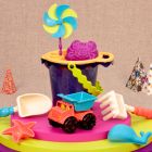 B. Toys Smėlio žaislas Kibirėlis su priedais (mėlynas)