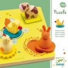 Djeco medinė dėlionė - Duck&Friends