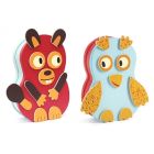 DJECO magnetukų rinkinys Linksmieji draugai