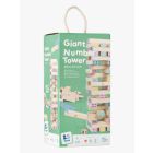 BS Toys Milžiniškas medinis skaičių bokštas