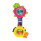 Spalvingas barškutis „Vėžlys ir sraigė" (rožinis-geltonas)