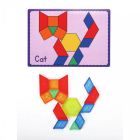 Permatomos plokščios geometrinės figūros